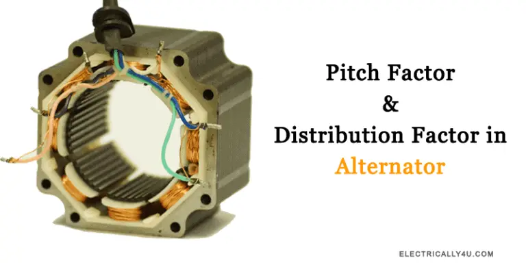Pitch Factor and Distribution Factor | Winding factor in Alternator
