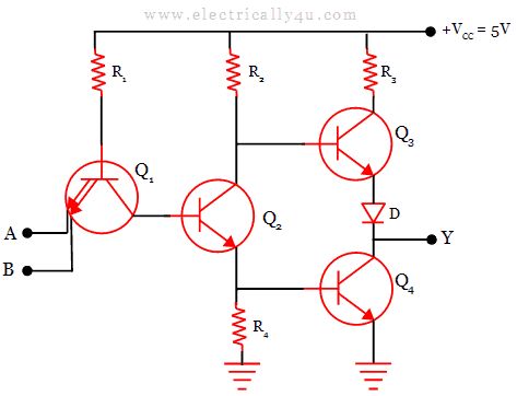 2-input TTL NAND Gate