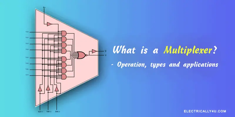 What is a multiplexer? Operation, types and applications