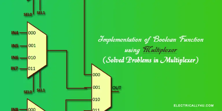 Implementation of boolean function in multiplexer | Solved Problems