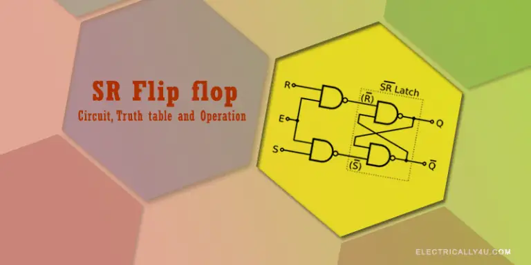 SR Flip flop – Circuit, truth table and operation