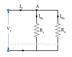Current divider rule - circuit