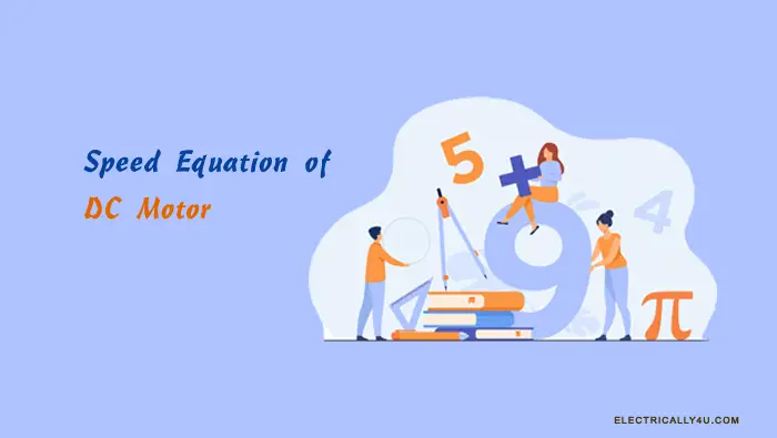 speed equation of DC motor