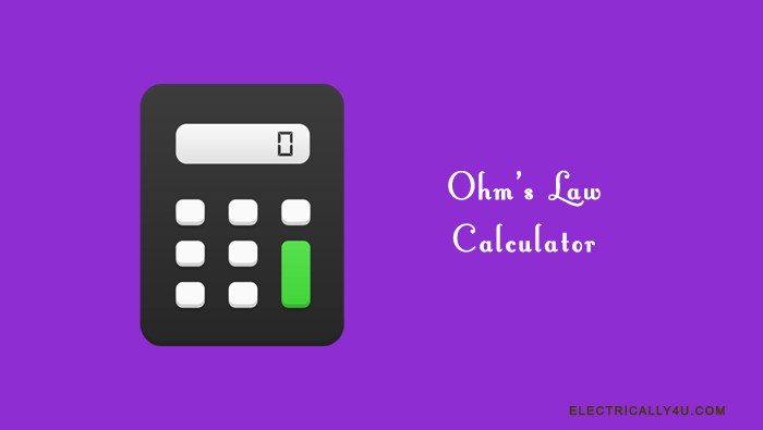 Ohm's law calculator