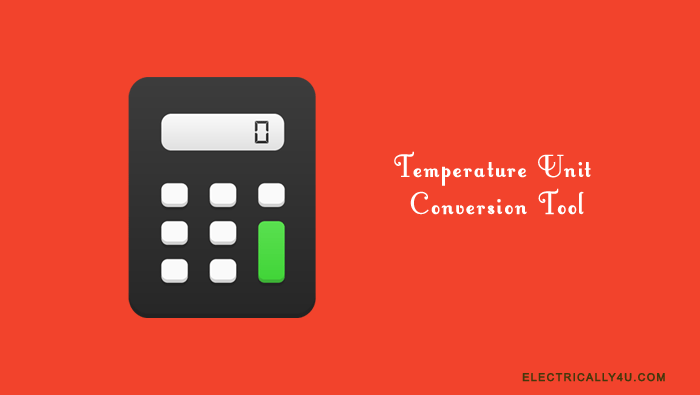 Temperature unit conversion tool