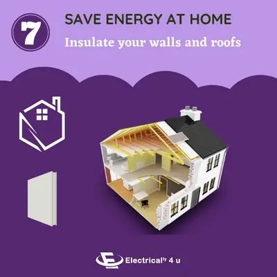 Insulate your walls and roofs to have a control on your home temperature